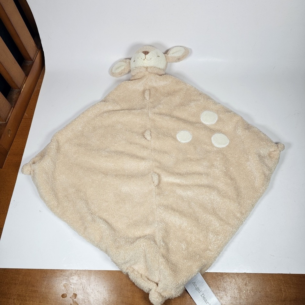 Angel Dear Brown Deer Lovey Security Blanket Baby Nursery Plush Toy Spots